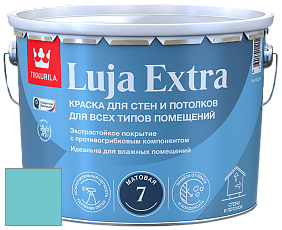Краска Tikkurila Luja Extra 7 матовая краска для влажных помещений цвет NCS S 1040-B30G 