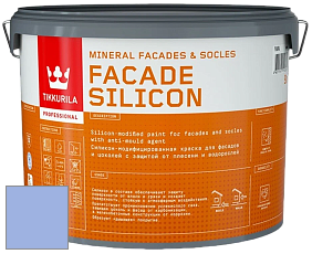 Краска Tikkurila Facade Silicon краска фасадная цвет NCS S 1040-R70B 