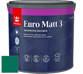 Краска Tikkurila Euro Matt 3 краска для стен и потолков цвет M373 