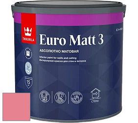 Краска Tikkurila Euro Matt 3 краска для стен и потолков цвет J327 