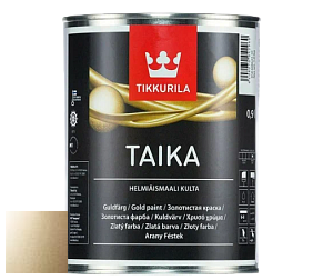 Краска Tikkurila Taika Helmiäismaali акрилатная краска цвет Kulta KM Золото KM