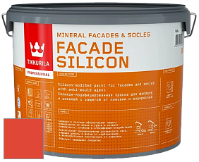 Краска Tikkurila Facade Silicon краска фасадная цвет NCS S 0585-Y80R 