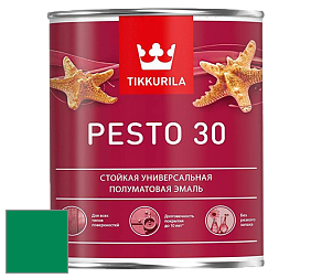 Краска Tikkurila Euro Pesto 30 эмаль цвет RAL 6024 