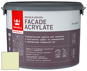 Краска Tikkurila Facade Acrylate краска внутренних и наружных работ цвет G387 