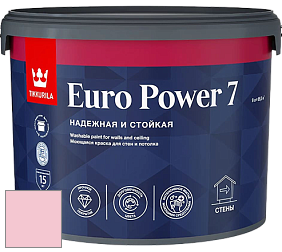 Краска Tikkurila Euro Power 7 краска для стен и потолков цвет G328 