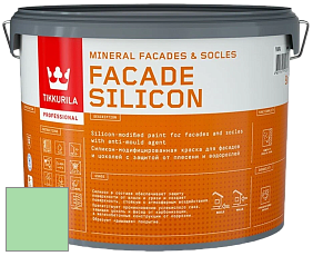 Краска Tikkurila Facade Silicon краска фасадная цвет NCS S 0540-G10Y 