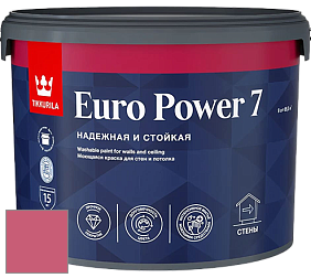 Краска Tikkurila Euro Power 7 краска для стен и потолков цвет S329 Фрезия
