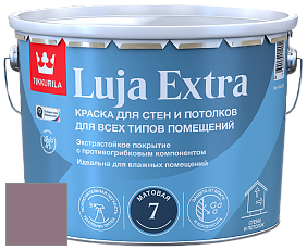 Краска Tikkurila Luja Extra 7 матовая краска для влажных помещений цвет V425 Вереск