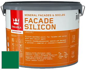 Краска Tikkurila Facade Silicon краска фасадная цвет RAL 6029 