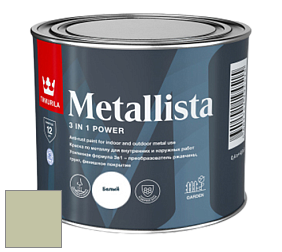 Краска Tikkurila Metallista краска по металлу цвет V386 Нил