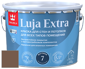 Краска Tikkurila Luja Extra 7 матовая краска для влажных помещений цвет S468 Звездный анис