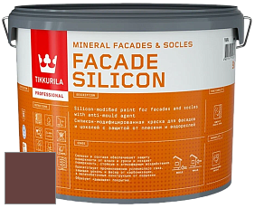 Краска Tikkurila Facade Silicon краска фасадная цвет D110 Menninkäinen