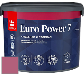 Краска Tikkurila Euro Power 7 краска для стен и потолков цвет S335 