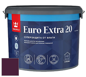 Краска Tikkurila Euro Extra 20 краска для стен и потолков цвет RAL 4007 