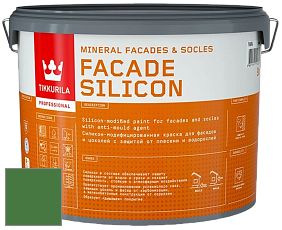 Краска Tikkurila Facade Silicon краска фасадная цвет NCS S 3560-G20Y 