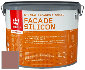 Краска Tikkurila Facade Silicon краска фасадная цвет Q357 