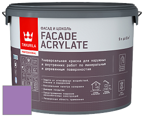 Краска Tikkurila Facade Acrylate краска внутренних и наружных работ цвет NCS S 2050-R50B 