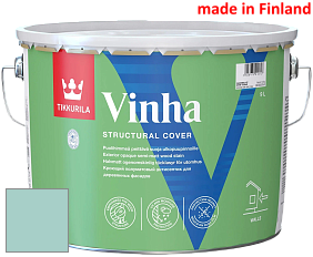 Краска Tikkurila Vinha кроющий антисептик для деревянных фасадов цвет X370 Тиффани