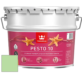 Краска Tikkurila Euro Pesto 10 эмаль цвет G380 