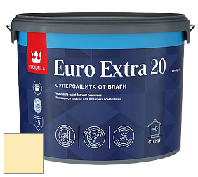 Краска Tikkurila Euro Extra 20 краска для стен и потолков цвет G302 