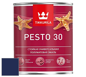 Краска Tikkurila Euro Pesto 30 эмаль цвет RAL 5013 