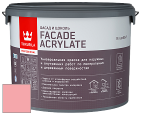 Краска Tikkurila Facade Acrylate краска внутренних и наружных работ цвет H324 