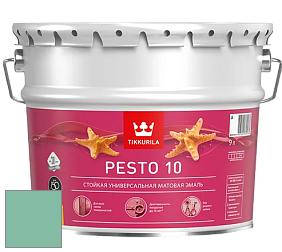 Краска Tikkurila Euro Pesto 10 эмаль цвет NCS S 2030-B90G 