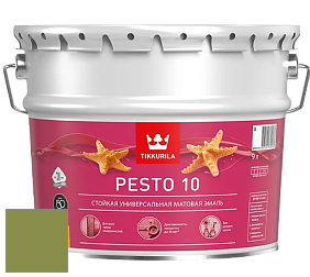 Краска Tikkurila Euro Pesto 10 эмаль цвет N387 