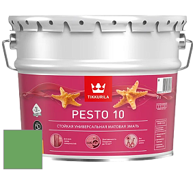 Краска Tikkurila Euro Pesto 10 эмаль цвет K380 