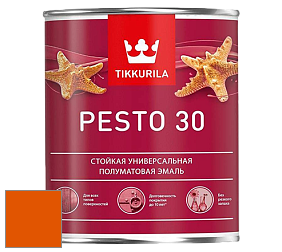 Краска Tikkurila Euro Pesto 30 эмаль цвет RAL 2009 