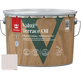 Краска Tikkurila Valtti Terrace Oil масло для наружных работ по дереву цвет 5060 Lumi (Белый)