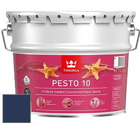 Краска Tikkurila Euro Pesto 10 эмаль цвет RAL 5003 