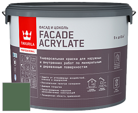 Краска Tikkurila Facade Acrylate краска внутренних и наружных работ цвет N383 
