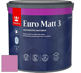 Краска Tikkurila Euro Matt 3 краска для стен и потолков цвет K338 