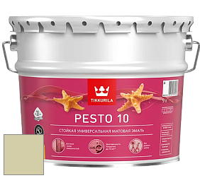 Краска Tikkurila Euro Pesto 10 эмаль цвет NCS S 1515-G80Y 