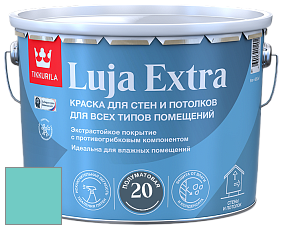Краска Tikkurila Luja 20 Extra полуматовая краска для влажных помещений цвет NCS S 1040-B50G 