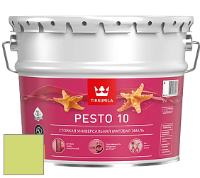 Краска Tikkurila Euro Pesto 10 эмаль цвет NCS S 0550-G50Y 
