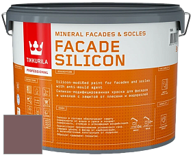 Краска Tikkurila Facade Silicon краска фасадная цвет Q381 