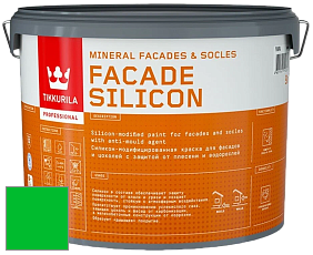 Краска Tikkurila Facade Silicon краска фасадная цвет RAL 6038 