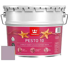 Краска Tikkurila Euro Pesto 10 эмаль цвет X425 Черничное молоко