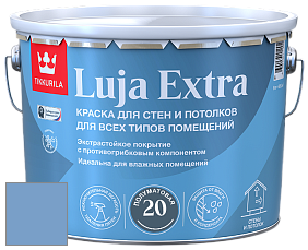 Краска Tikkurila Luja 20 Extra полуматовая краска для влажных помещений цвет NCS S 2040-R80B 