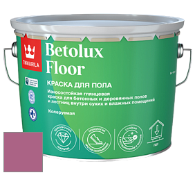 Краска Tikkurila Betolux Floor краска для пола цвет S338 Цикламен