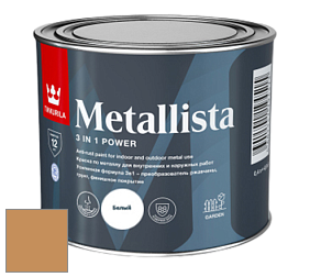Краска Tikkurila Metallista краска по металлу цвет L396 Воск