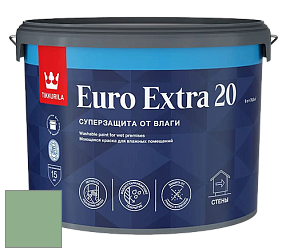 Краска Tikkurila Euro Extra 20 краска для стен и потолков цвет J376 