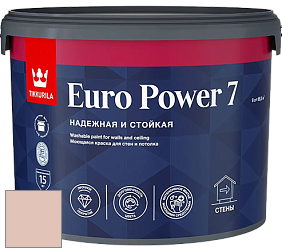 Краска Tikkurila Euro Power 7 краска для стен и потолков цвет X413 
