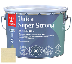 Краска Tikkurila Unica Super Strong (высокоглянцевый) лак яхтный цвет 3438 Туман