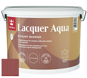 Краска Tikkurila Lacquer Aqua (полуглянцевый) лак интерьерный цвет 3460 Чили