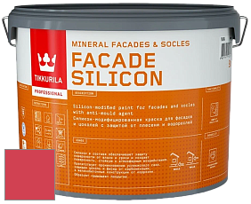 Краска Tikkurila Facade Silicon краска фасадная цвет RAL 3018 