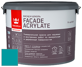 Краска Tikkurila Facade Acrylate краска внутренних и наружных работ цвет NCS S 2555-B30G 