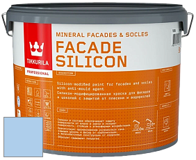 Краска Tikkurila Facade Silicon краска фасадная цвет NCS S 0530-R80B 